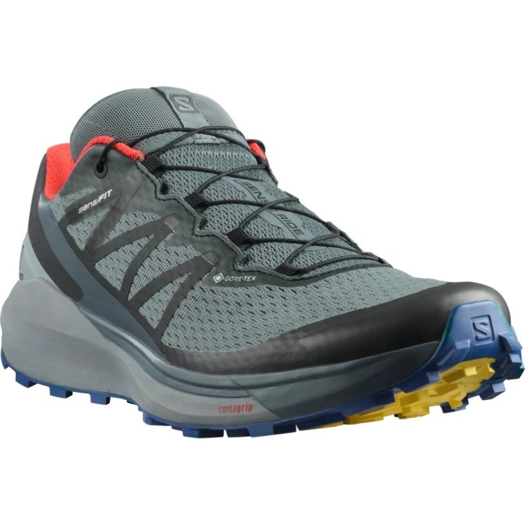 Salomon Sense Ride 4 GTX Invisible Fit Trailove Bezecke Tenisky Panske Siva | SK 8YQMTZ